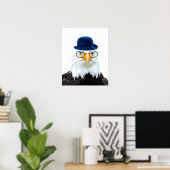 Mooie en grappige arendsdieren kinderkamer voor ba poster (Thuiskantoor)