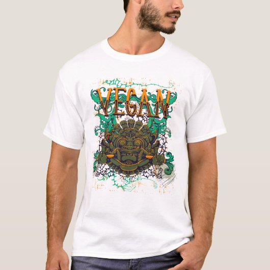 Mooie en grappige Vegan Design T-shirt (Voorkant)