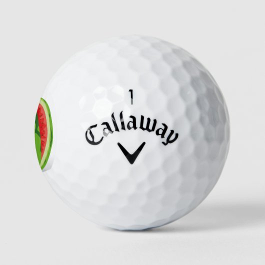 Mooie en grappige watermeloen golfballen (Logo)