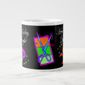 MOOIE EN HAAR STYLIST GEPERSONALISEERD GROTE KOFFIEKOP (Voorkant)