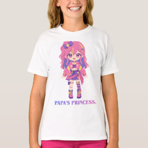 Mooie en Kleurrijke Anime Karakter Kids T-shirt