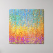 Mooie en kleurrijke Aspen Bomen Canvas 24x24" (Voorkant)