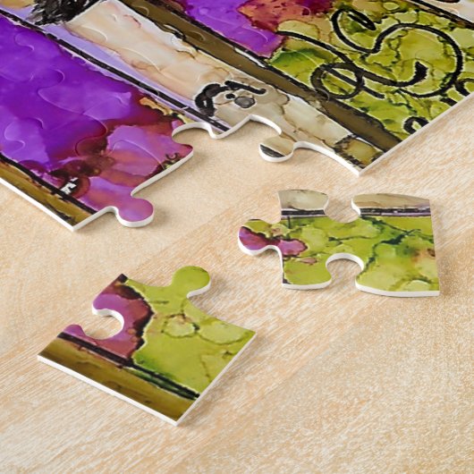 Mooie en kleurrijke Aspen Tree Puzzle Legpuzzel (Zijkant)