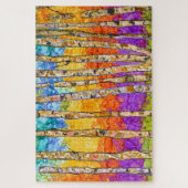 Mooie en kleurrijke Aspen Tree Puzzle Legpuzzel (Verticaal)