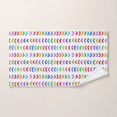 Mooie en kleurrijke bladeren badkamer handdoek set (Handdoek)