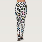 Mooie en kleurrijke Cheetah-afdrukken Leggings (Achterkant)