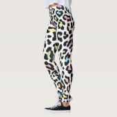 Mooie en kleurrijke Cheetah-afdrukken Leggings (Links)