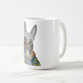 Mooie en kleurrijke Duitse Herder Mok (Voorkant rechts)