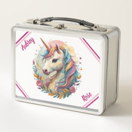 Mooie en kleurrijke eenhoorn lunchbox