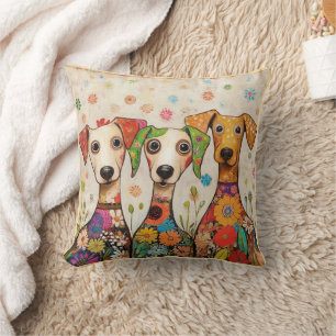 Mooie en Kleurrijke Honden Ontwerp Kussen