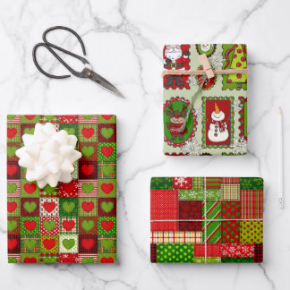 Mooie en Kleurrijke Kerst Inpakpapier Vellen
