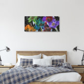 Mooie en kleurrijke Poppies Canvas Afdruk (Insitu (Slaapkamer))