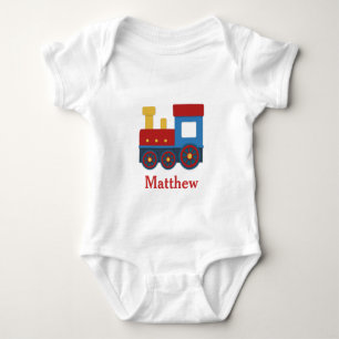 Mooie en Kleurrijke Trein voor Pasgeboren Baby Jon Romper