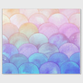 Mooie en kleurrijke zeemeerminnen cadeaupapier (Vlak)