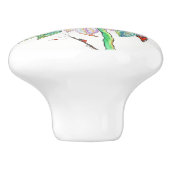 Mooie en kleurrijke zonnebloem deur knop (Zijkant)