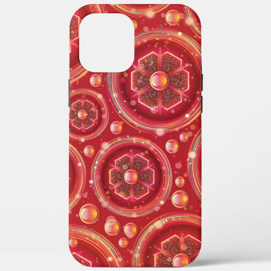 Mooie en koele digitale abstracte patroon Case-Mate iPhone case (Achterkant)