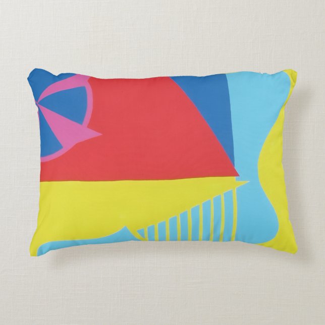 Mooie en levendige kleuren!  accent kussen (Voorkant)