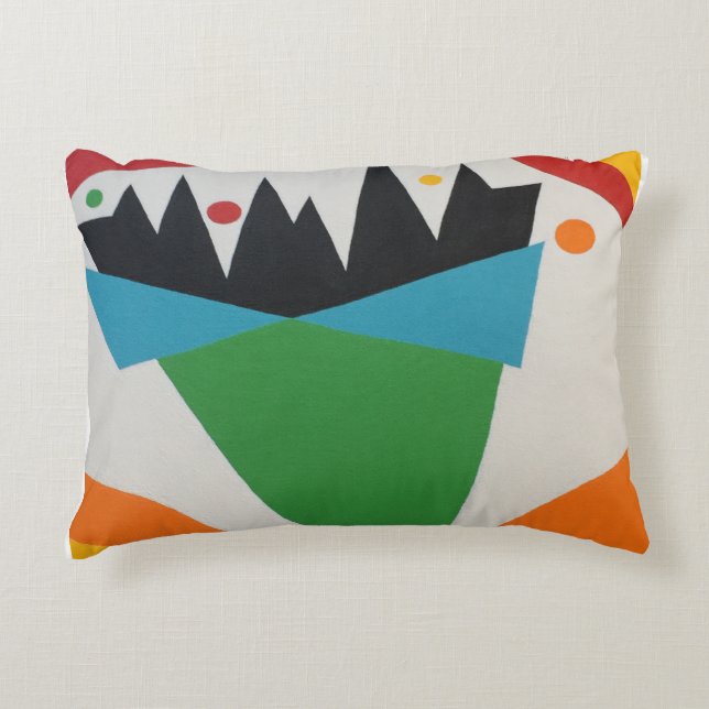 Mooie en levendige kleuren! accent kussen (Voorkant)