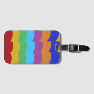 Mooie en levendige kleuren! Bagagelabel