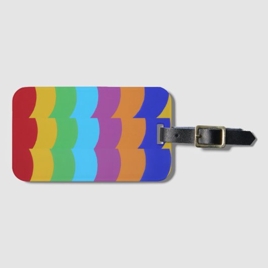 Mooie en levendige kleuren! Bagagelabel (Voorkant (horizontaal))