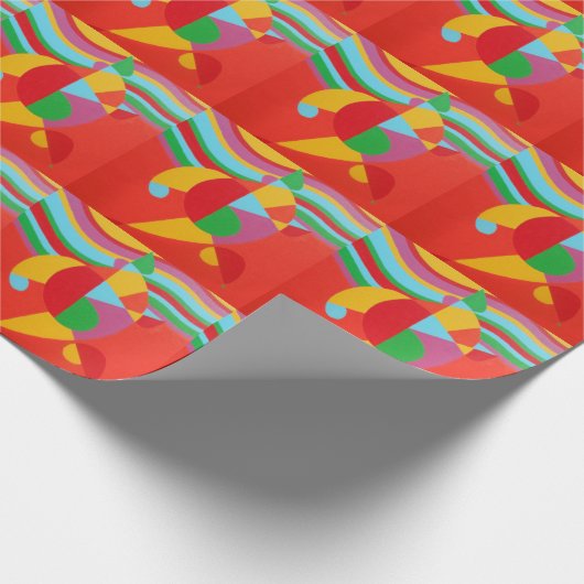 Mooie en levendige kleuren! cadeaupapier (Hoek)