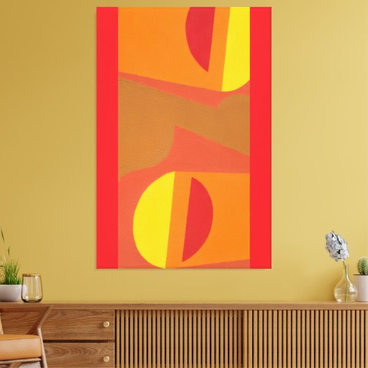Mooie en levendige kleuren! Canvasprint Canvas Afdruk (Insitu (Woonkamer))