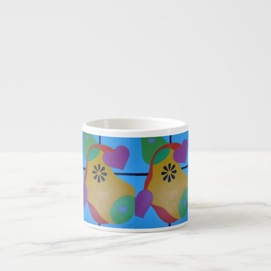 Mooie en levendige kleuren! Espresso kop (Voorkant)