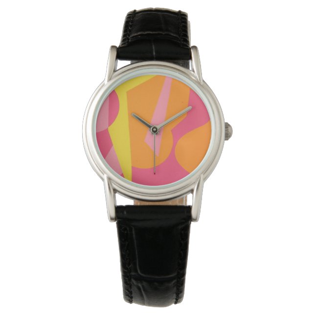 Mooie en levendige kleuren! eWatch horloge (Voorkant)