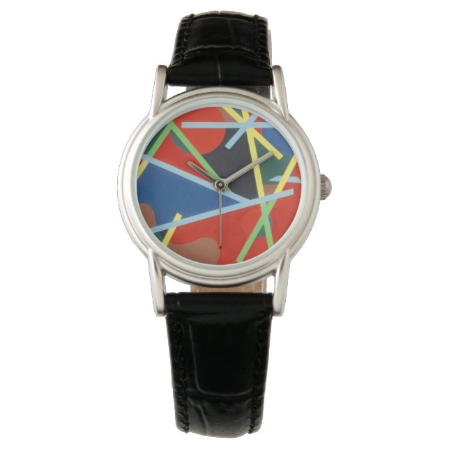 Mooie en levendige kleuren! eWatch horloge (Voorkant)