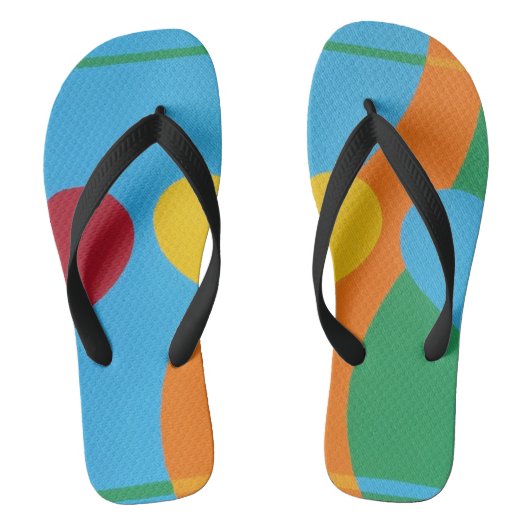 Mooie en levendige kleuren! Flip Flops (Voetbed)