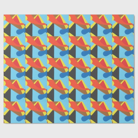 Mooie en levendige kleuren! Inpakpapier (Vlak)