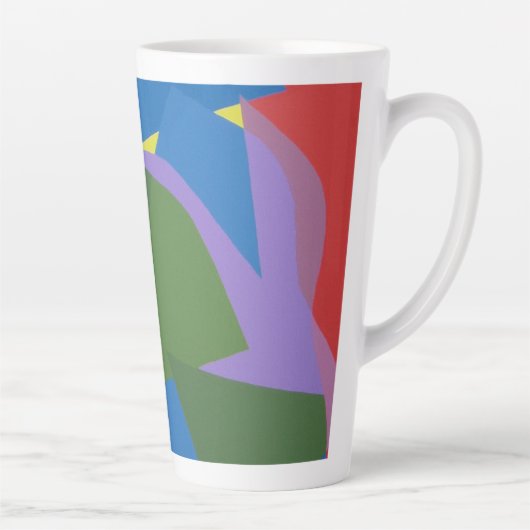 Mooie en levendige kleuren! Latte mok (Rechts)