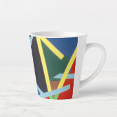 Mooie en levendige kleuren! Latte mok (Rechts)