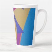 Mooie en levendige kleuren! Latte mok (Rechts)
