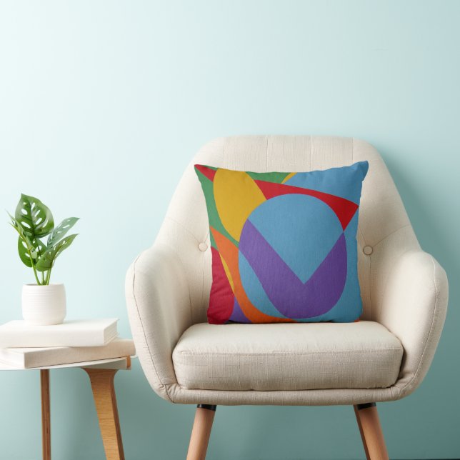 Mooie en levendige kleuren! Sierkussen (Stoel)