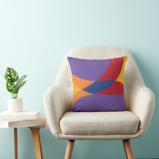 Mooie en levendige kleuren! Sierkussen (Stoel)