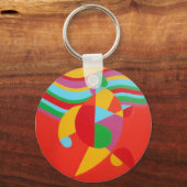 Mooie en levendige kleuren! sleutelhanger (Voorkant)
