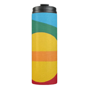 Mooie en levendige kleuren! Thermische tumbler Thermosbeker