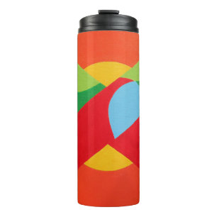 Mooie en levendige kleuren! Thermische tumbler Thermosbeker