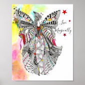 Mooie en magische koningin Poster (Voorkant)