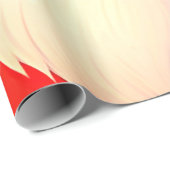 Mooie en mooie close-up kerstman cadeaupapier (Rol Hoek)