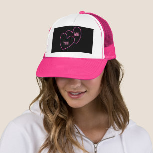 Mooie en mooie twee harten samen U en ik Trucker Pet