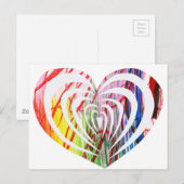 Mooie en originele moderne design! briefkaart (Voorkant / Achterkant)