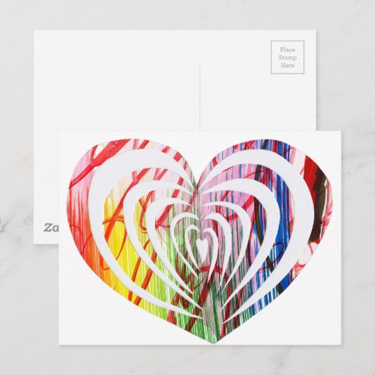 Mooie en originele moderne design! briefkaart (Voorkant / Achterkant)