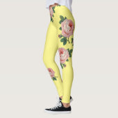 Mooie en roze rozen Leggings (Links)