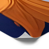 mooie en schattige rode vos | AI Art Poster (Hoek)