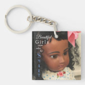 Mooie EN Smart Girl Sleutelhanger (voorkant)