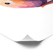 Mooie en stutvogels voor vogelovervallen op foto afdruk (Hoek)