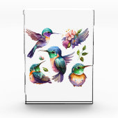 Mooie en stutvogels voor vogelovervallen op fotoblokken (Voorkant)