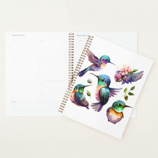 Mooie en stutvogels voor vogelovervallen op planner (Display)